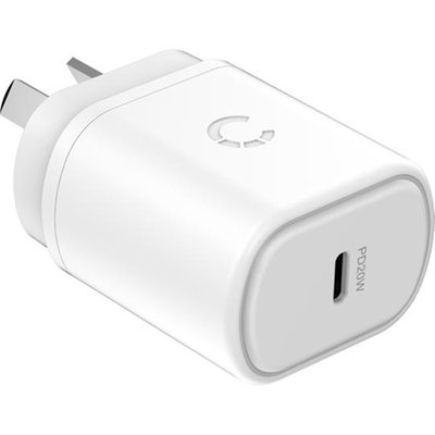 PowerPlus 20W USB-C PD Wall Charger AU - White