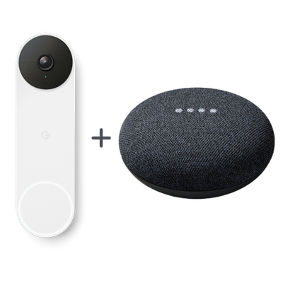 Google Smart Doorbell Starter Kit White/Charcoal